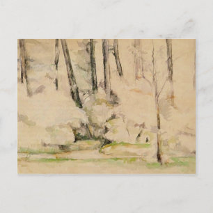 Carte Postale Paul Cezanne - Dans les bois