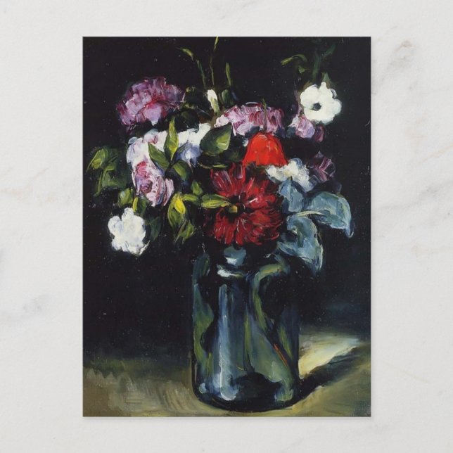 Carte Postale Paul Cezanne - Fleurs dans un Vase (Devant)