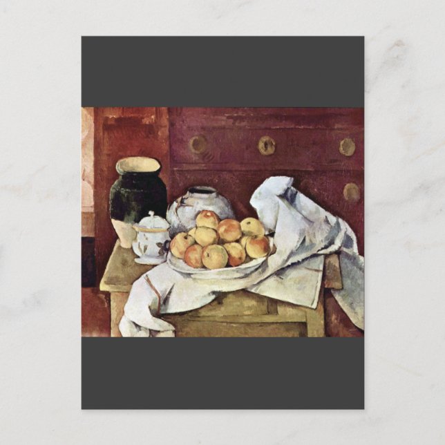 Carte Postale Paul Cezanne - La vie morte (Devant)