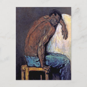 Carte Postale Paul Cezanne - Le nègre Scipion Peinture d'art fin