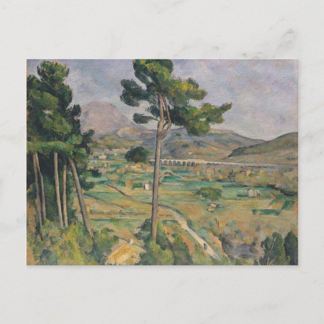 Carte Postale Paul Cezanne | Paysage avec viaduc (Devant)