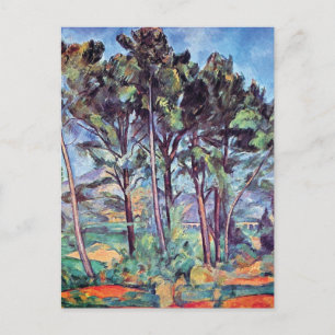 Carte Postale Paul Cézanne - Pins et Aqueduc Beaux-Arts