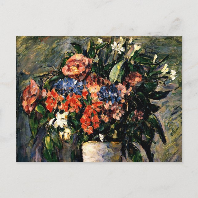 Carte Postale Paul Cezanne, Pot of Flowers, 1876 (Devant)