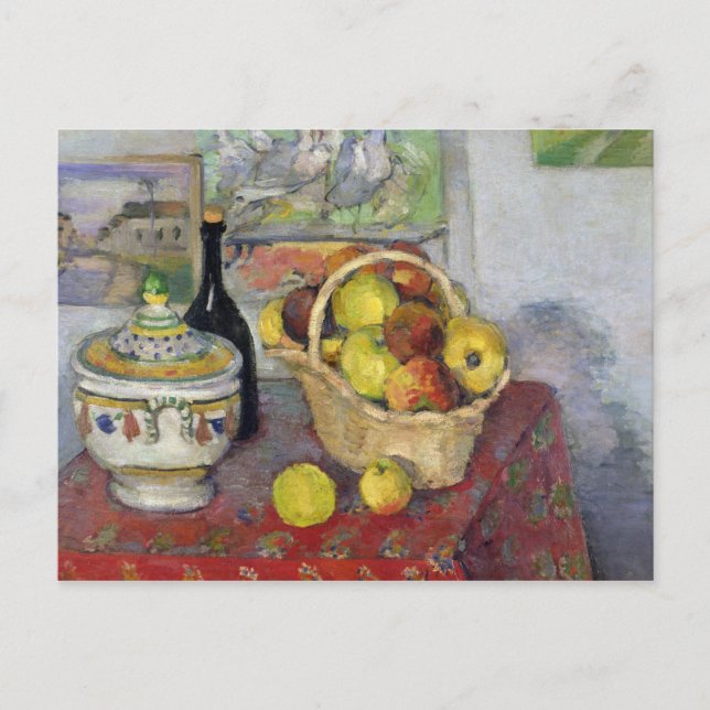 Carte Postale Paul Cezanne | Still Life with Tureen, c.1877 (Devant)