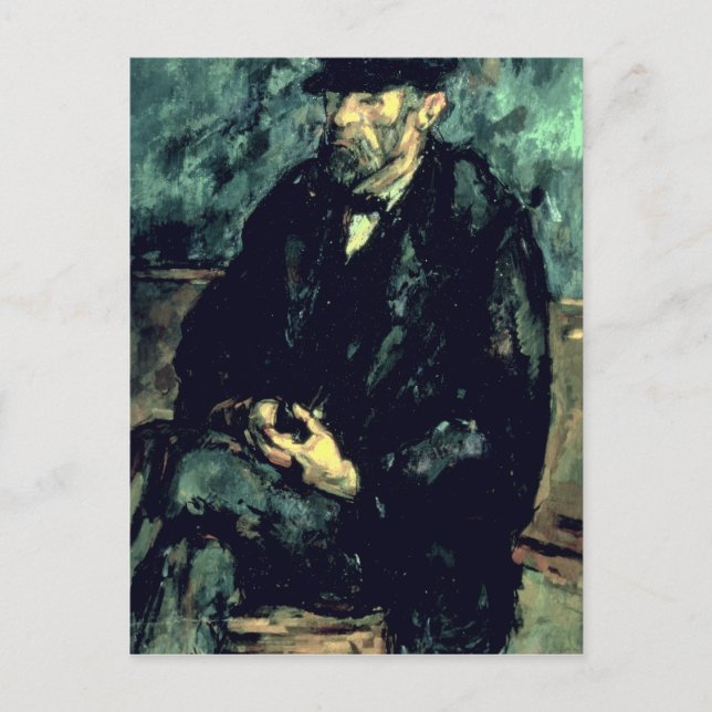 Carte Postale Paul Cezanne | The Gardener Vallier, c.1905 (Devant)