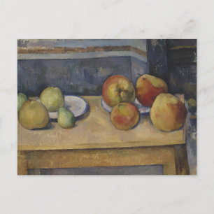 Carte Postale Paul Cezanne - Vie morte avec pommes et poires