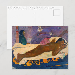 Carte Postale Paul Gauguin - Esprit des morts veillant