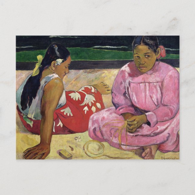 Carte Postale Paul Gauguin | Femmes de Tahiti, Sur la plage, 189 (Devant)