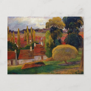 Carte Postale Paul Gauguin - Ferme en Bretagne