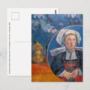 Carte Postale Paul Gauguin - La Belle Angèle, Pont-aven