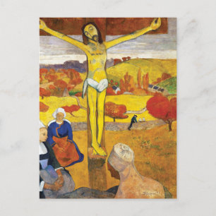 Carte Postale Paul Gauguin Le Christ Jaune Art Vintage