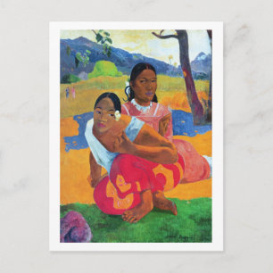 Carte Postale Paul Gauguin   Nafea Faaipoipo (Quand es-tu Getti)