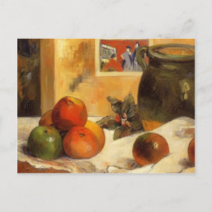 Carte Postale Paul Gauguin - Une vie morte avec l'imprimé japona