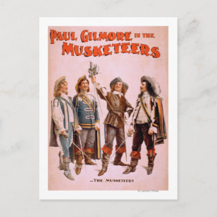 Carte Postale Paul Gilmore dans le théâtre des mousquetaires
