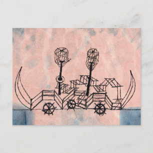 Carte Postale Paul Klee - Alter Dampler (Vieux Bateau à Vapeur),