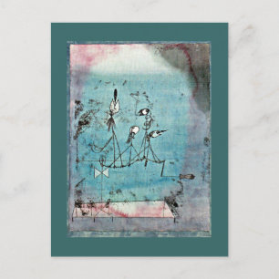 Carte Postale Paul Klee art : Twitter Machine