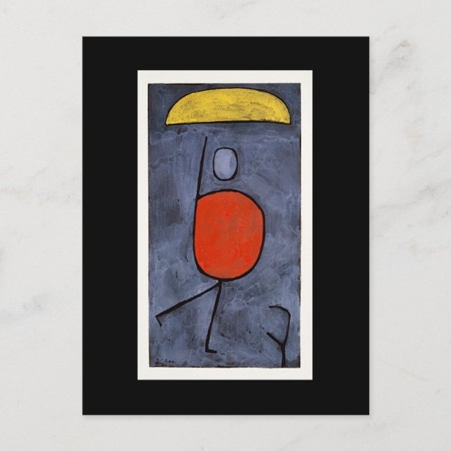 Carte Postale Paul Klee - Avec Parapluie (Devant)