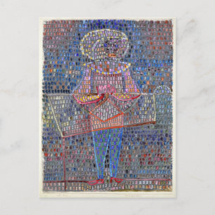 Carte Postale Paul Klee Boy en robe fantaisie