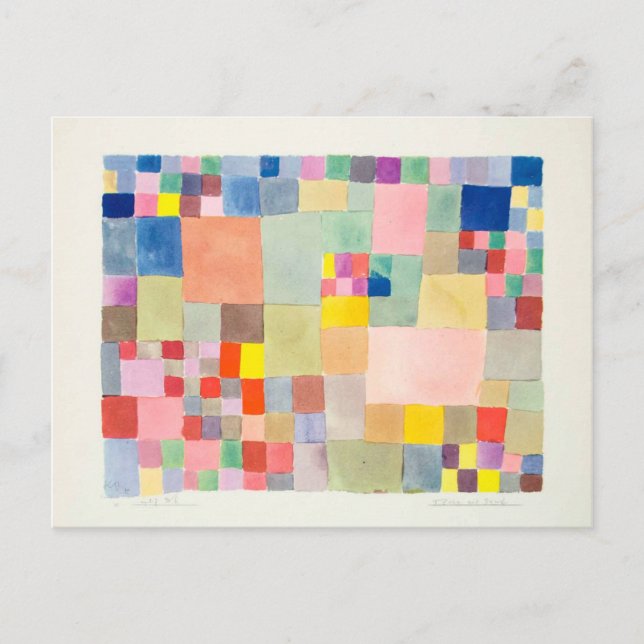 Carte Postale Paul Klee, Flore sur sable (Devant)