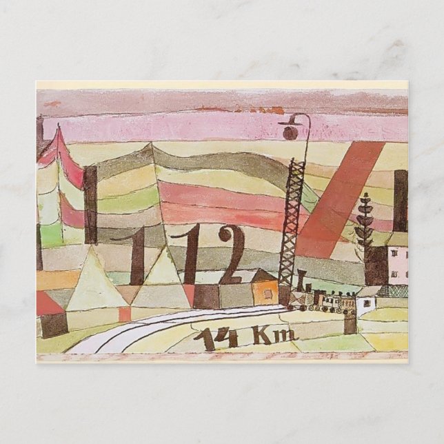 Carte Postale Paul Klee - Station L 112 (Devant)