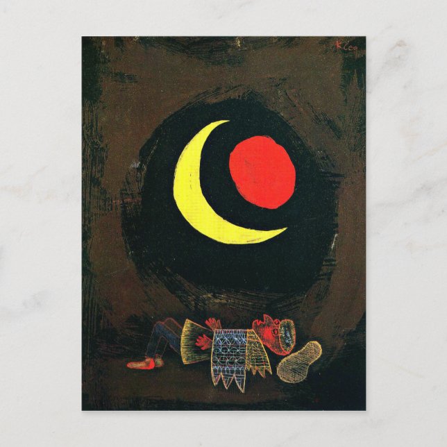 Carte Postale Paul Klee : Un rêve fort (Devant)