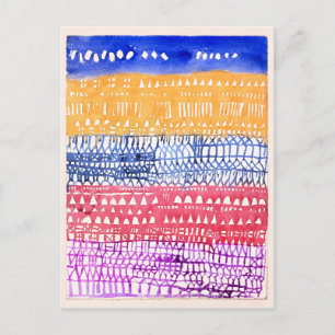 Carte Postale Paul Klee - Vieille Ville,