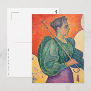 Carte Postale Paul Signac - Femme à l'ombrelle
