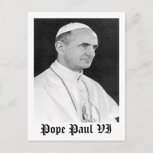 Carte Postale Paul VI