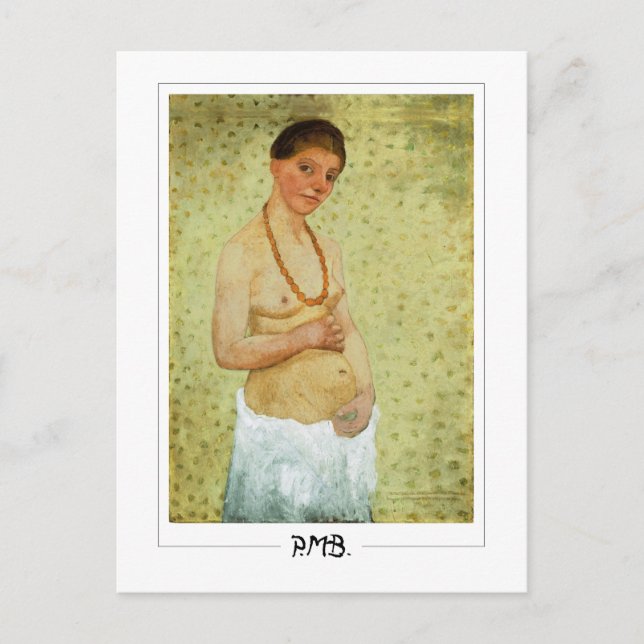 Carte Postale Paula Modersohn-Becker #1 - Art fine (Devant)