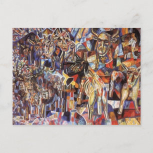 Carte Postale Pavel Filonov - Animaux