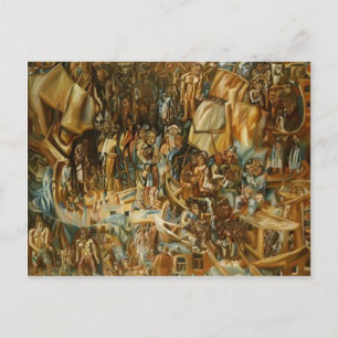 Carte Postale Pavel Filonov- Navires