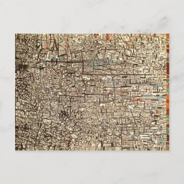 Carte Postale Pavel Filonov-Sans-Titre (Composition Non Objectif (Devant)