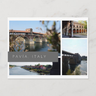 Carte Postale Pavía, Italie