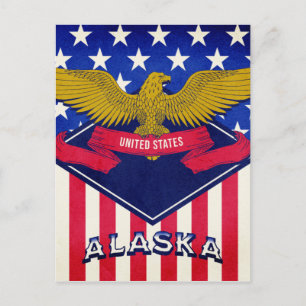 Carte Postale Pavillon Alaska USA