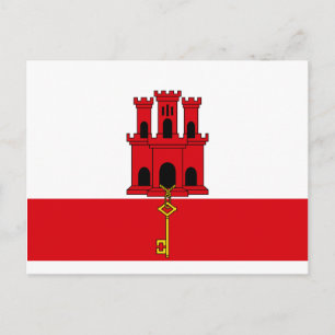 Carte Postale Pavillon Gibraltar