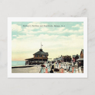 Carte Postale Pavillon Sanborn, Belmar, New Jersey Vintage