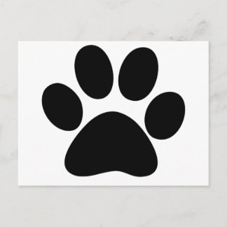 Carte Postale Paw animal