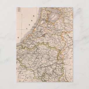 Carte Postale Pays-Bas, Belgique