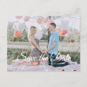 Carte Postale Pays chic   Enregistrer la photo de date