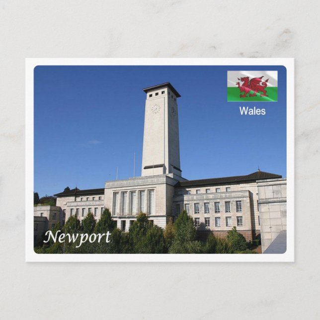 Carte Postale Pays de Galles - Newport (Devant)