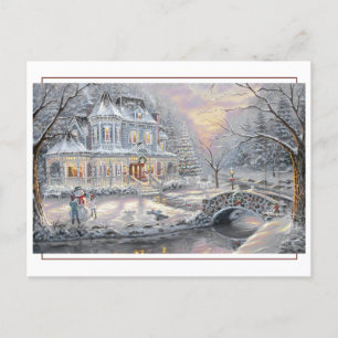 Carte Postale Pays de Noël victorien Accueil