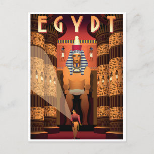 Carte Postale Pays d'Egypte vintage ancienne rétro vacances