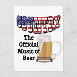 Carte Postale Pays : Musique officielle de la bière