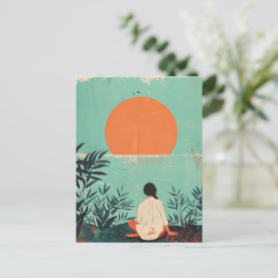 Carte Postale Paysage Abstrait de Boho (22)