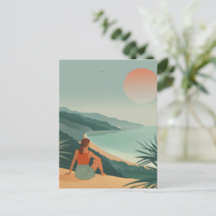 Carte Postale Paysage Abstrait de Boho (9)