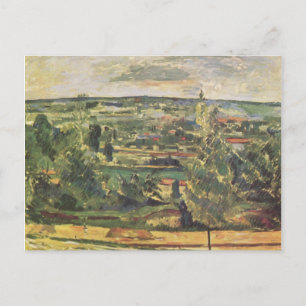 Carte Postale Paysage au Jas-de-Bouffan - Paul Cezanne