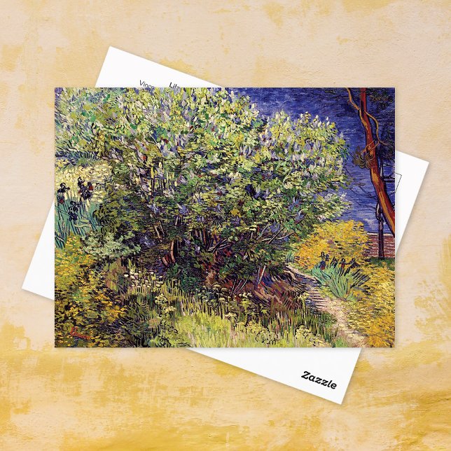 Carte Postale Paysage au lilas Vincent van Gogh (Créateur téléchargé)