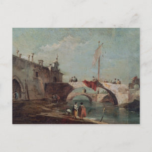 Carte Postale Paysage avec Canal