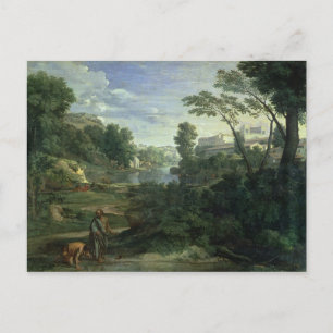 Carte Postale Paysage avec Diogenes, 1648