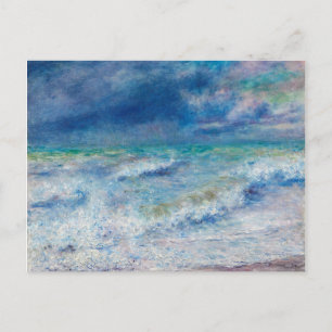 Carte Postale Paysage bleu de Renoir Impressionniste Peinture